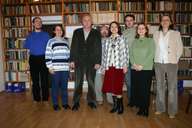 At the old building at Lipowa str. Tomasz Goliński, Agnieszka Tereszkiewicz, Anatol Odzijewicz, Maciej Horowski, Aneta Sliżewska, Grzegorz Jakimowicz, Marzena Szajewska, Alina Dobrogowska, 2005