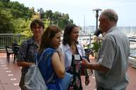 In Trieste. Urszula Ostaszewska, Marzena Szajewska, Aneta Sliżewska, Anatol Odzijewicz